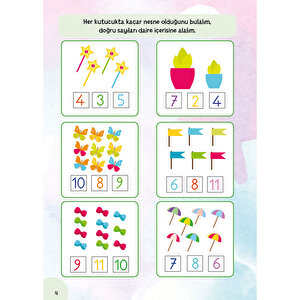 Küçük Dahiler Etkinliklerle Matematik 4-5 Yaş 1. Kitap Küçük Dahiler Etkinliklerle Matematik 4-5 Yaş 1. Kitap
