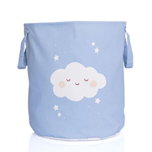 Little Dreams Kumaş Oyuncak Sepeti Mavi