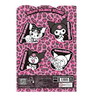 Kuromi Çok Boya Çıkartmalı Dev Boyama Kitabı