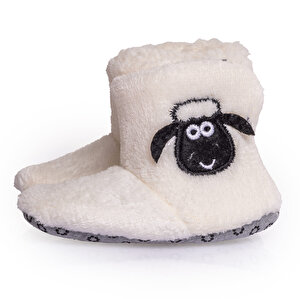 Kuzu Nakışlı Unisex Panduf Unisex