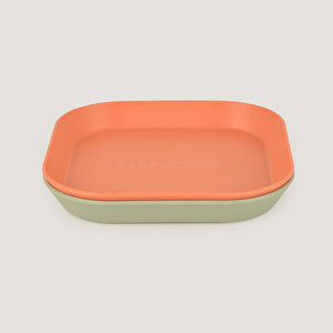 LC Kare Tabak 2'li Sage Green - Peach LC Kare Tabak 2'li Sage Green - Peach
