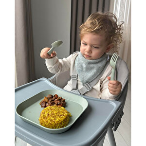 LC Kare Tabak 2'li Sage Green - Peach LC Kare Tabak 2'li Sage Green - Peach