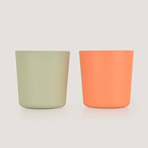 LC Mini Bardak 2'li Sage Green - Peach LC Mini Bardak 2'li Sage Green - Peach