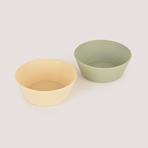 LC Yuvarlak Kase 2'li Sage Green - Vanil