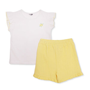 HelloBaby Lemonade Bluz-, Ekru, 6 - 9 Ay