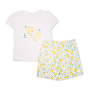 HelloBaby Lemonade Tshir, Sarı, 6 - 9 Ay