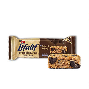 Lifalif Bitter Çikolatalı Yulaf Bar 35 Gr Lifalif Bitter Çikolatalı Yulaf Bar 35 Gr
