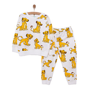 Disney Lion King Erkek Eşofm, Ekru, 9 Ay