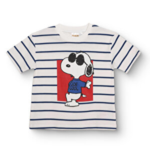 Peanuts Lisans, Beyaz Baskılı, 6 - 9 Ay