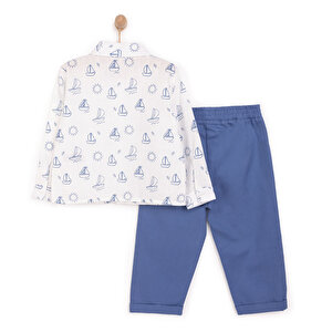 Little Sailor Erkek Gömlek-Pantolon Erkek Bebek