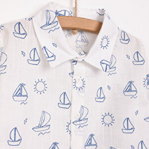 Little Sailor Erkek Gömlek-Pantolon Erkek Bebek