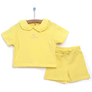 Lolipop Tshirt-Şort Kız Bebek