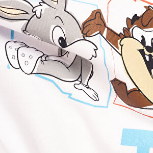 Maceraya Devam Erkek Bebek Lisanslı Tshirt Bugs Bunny ve Arkadaşları