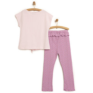 Love Flowers Tshirt-Tayt Kız Bebek