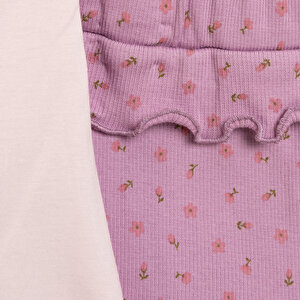 Love Flowers Tshirt-Tayt Kız Bebek