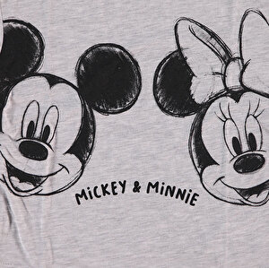 Maceraya Devam Minnie - Mickey Mouse Kız Bebek Lisanslı  Tshirt