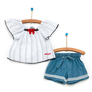 HelloBaby Marina Girl B, Açık Mavi, 9 Ay
