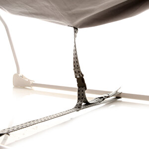 Marmaris Katlanır ve Sallanabilir Bebek Hamağı Gri