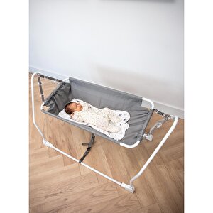 Marmaris Katlanır ve Sallanabilir Bebek Hamağı Gri