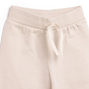 Unisex Eşofman Alt Şardonlu Gri Melanj