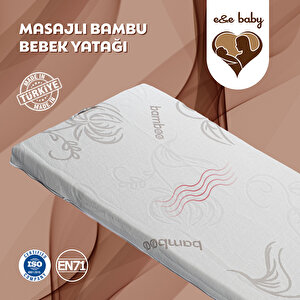 Masaj Yapan Bambu Kolik Bebek Yatağı 60x120