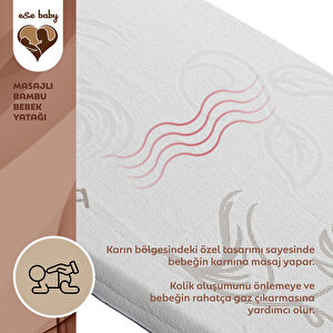 Masaj Yapan Bambu Kolik Bebek Yatağı 60x120