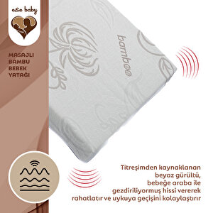 Masaj Yapan Bambu Kolik Bebek Yatağı 60x120