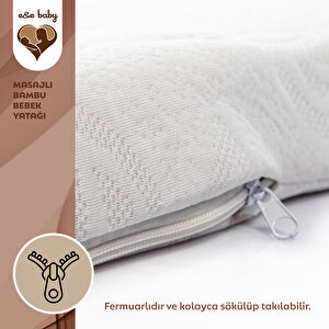 Masaj Yapan Bambu Kolik Bebek Yatağı 60x120