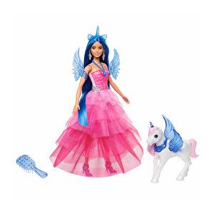 Barbie Mavi Saçlı Prenses Bebek