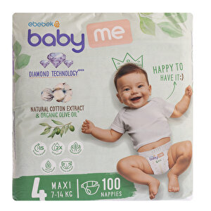 Maxi 4 Numara Bebek Bezi 100 Ad