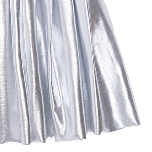Metallic Kız Pileli Etek