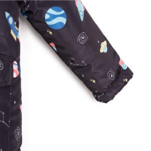 Metraj Baskılı Mont Erkek Bebek