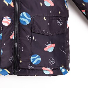 Metraj Baskılı Mont Erkek Bebek