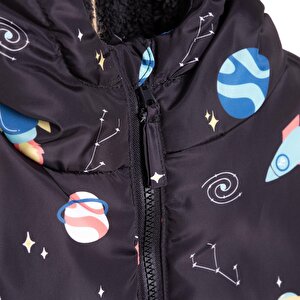 Metraj Baskılı Mont Erkek Bebek