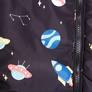 Metraj Baskılı Mont Erkek Bebek