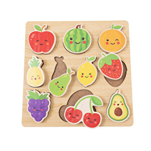 Meyveler 3D Ahşap Puzzle Meyveler 3D Ahşap Puzzle