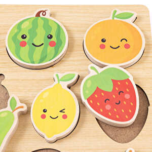 Meyveler 3D Ahşap Puzzle Meyveler 3D Ahşap Puzzle