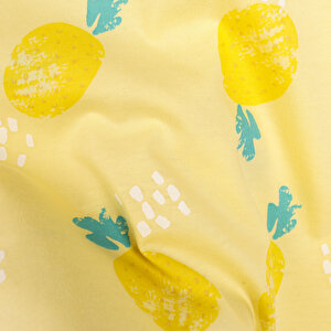 Meyveler Ananaslı Tshirt-Şort Takım