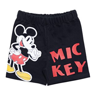 Disney Mickey Mouse Şort, Siyah, 9 Ay