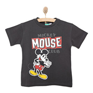 Disney Mickey Mouse Tshirt, Siyah, 1 Yaş