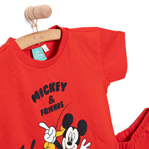 Mickey Mouse Erkek Tshirt-Şort Erkek Bebek Mickey Mouse Erkek Tshirt-Şort Erkek Bebek
