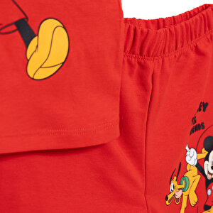 Mickey Mouse Erkek Tshirt-Şort Erkek Bebek Mickey Mouse Erkek Tshirt-Şort Erkek Bebek