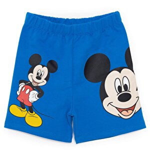 Disney Mickey Mouse Şort, Mavi, 9 Ay