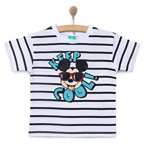Disney Mickey Mouse Tshirt, Ekru, 9 Ay