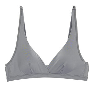 Baby Mom Kapsız Emzirme Sütyen, Gri, 80B