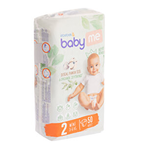 Mini 2 Numara Bebek Bezi 3-6 kg 50 Adet