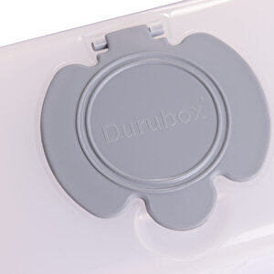 Mini Islak Mendil Kutusu Gri