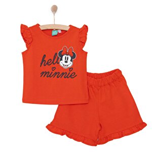 Disney Minnie Mouse Atlet, Kırmızı, 9 Ay