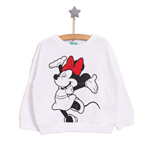 Disney Minnie Mouse Kız Swe, Beyaz, 9 Ay