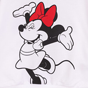 Minnie Mouse Kız Sweatshirt Kız Bebek Minnie Mouse Kız Sweatshirt Kız Bebek